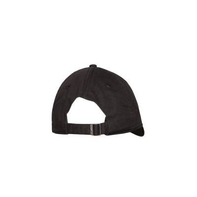 Unisex Black Futura Washed Solid Cap