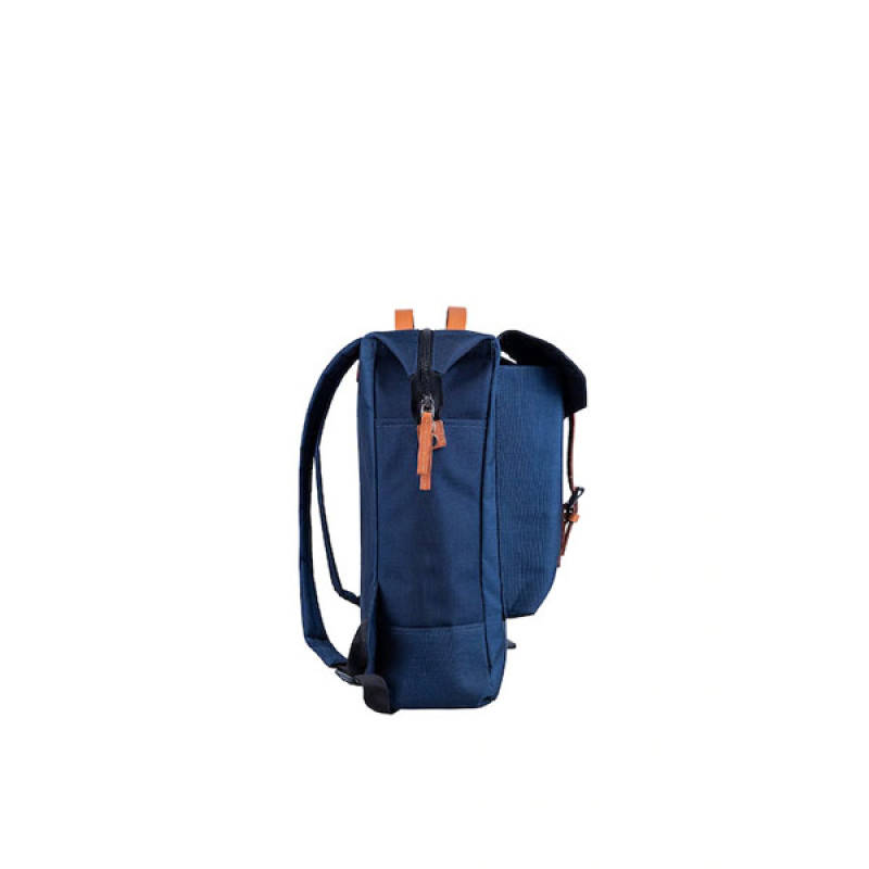 Unisex Navy Blue Laptop Backpack